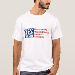 Barack Obama: YES WE CAN T-Shirt