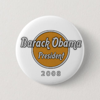barack president 6 cm round badge