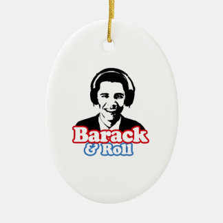 BARACK & ROLL CERAMIC TREE DECORATION