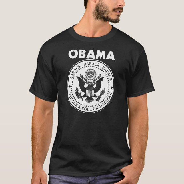 Barack Roll High School T-Shirt (Front)