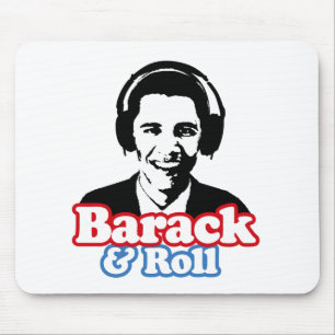 BARACK & ROLL MOUSE MAT