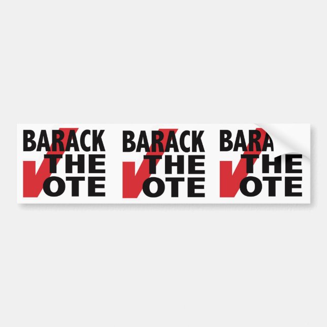Barack the Vote Bumper Sticker (Front)
