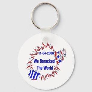 Baracked The World Key Ring