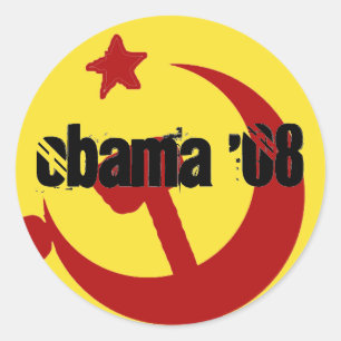 BarackObamaschange, Obama '08, Obama '08 Classic Round Sticker