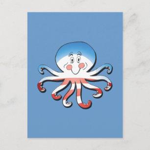 BARACKTOPUS POSTCARD