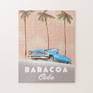 Baracoa Cuba Antique car Jigsaw Puzzle