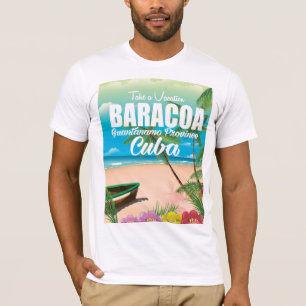 Baracoa Guantánamo Prov Cuba beach vacation poster T-Shirt