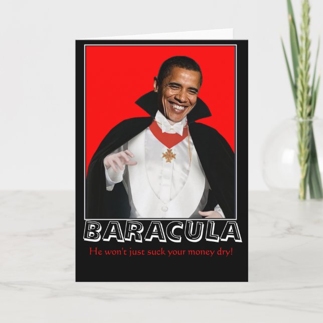 Baracula Halloween cards (Front)
