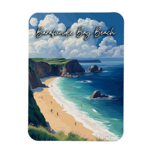 Barafundle Bay Beach Wales Magnet