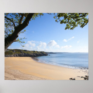 Barafundle Bay Pembroke Pembrokeshire Coast Poster