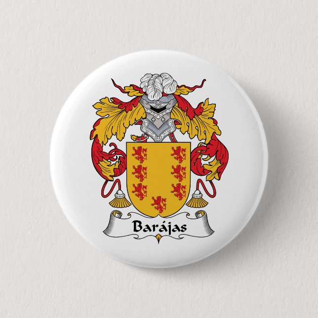 Barajas Family Crest 6 Cm Round Badge (Front)