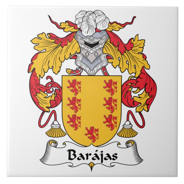Barajas Family Crest Tile (Front)