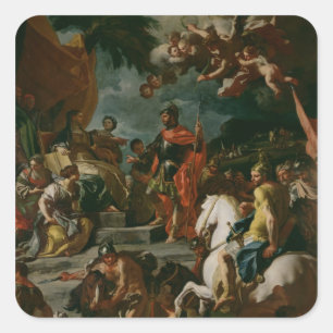 Barak and Deborah Square Sticker