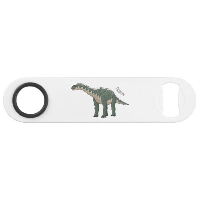 Barapasaurus cartoon illustration (Front (Horizontal))