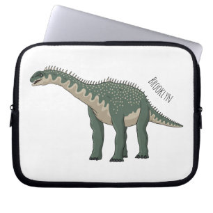 Barapasaurus cartoon illustration  laptop sleeve