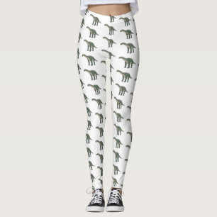 Barapasaurus cartoon illustration leggings