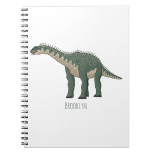 Barapasaurus cartoon illustration notebook