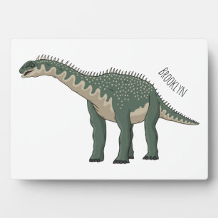 Barapasaurus cartoon illustration plaque