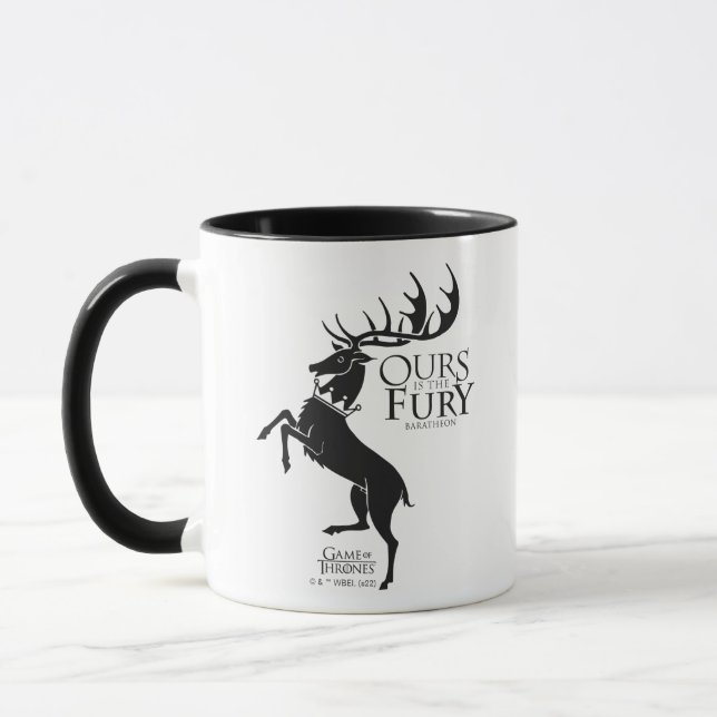 Baratheon Sigil - Ours is the Fury Mug (Left)