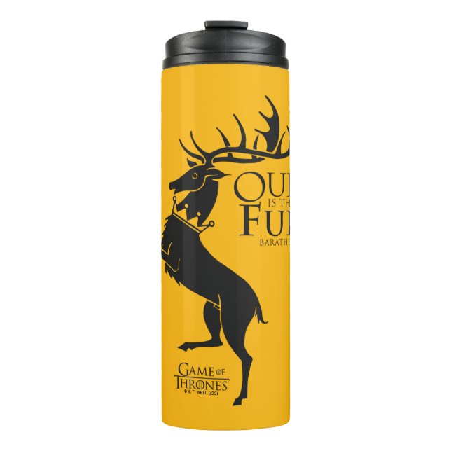Baratheon Sigil - Ours is the Fury Thermal Tumbler (Front)