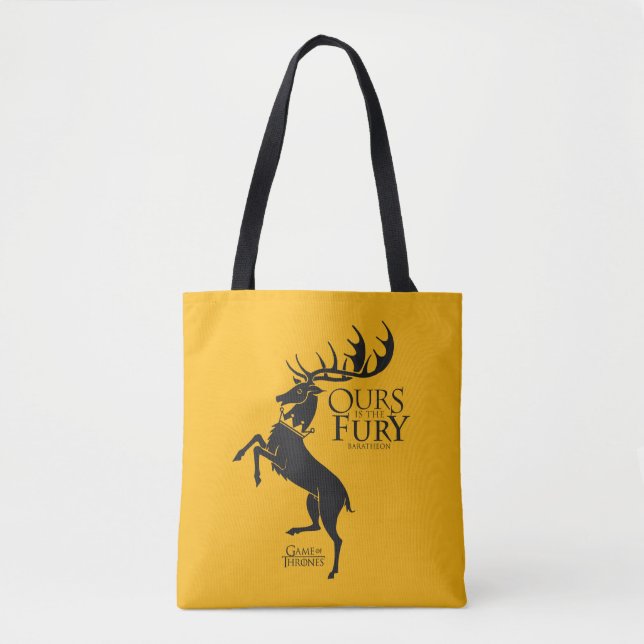 Baratheon Sigil - Ours is the Fury Tote Bag (Front)