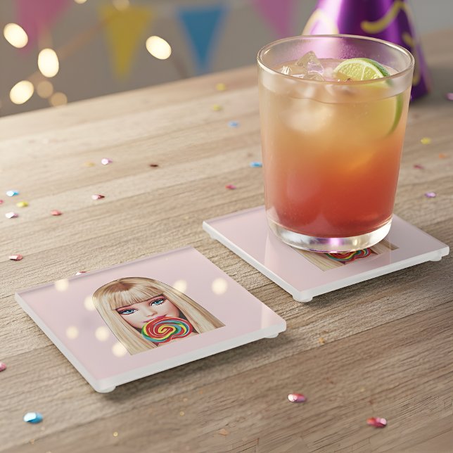 Barb Glass Coaster (Creator Uploaded)