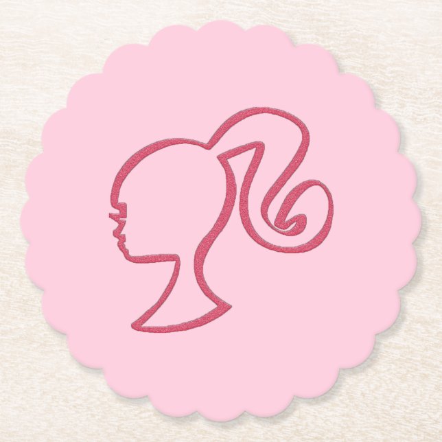 Barb Paper Coaster (Front)