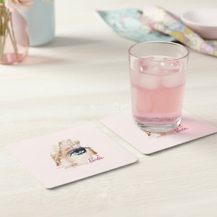 Barb Square Paper Coaster