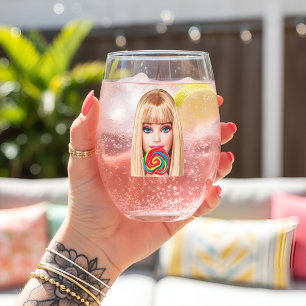 Barb Stemless Wine Glass