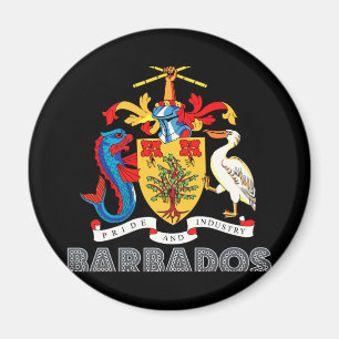Barbadian Emblem Magnet