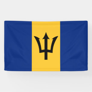 Barbadian Flag (Barbados) (Bajan) Banner