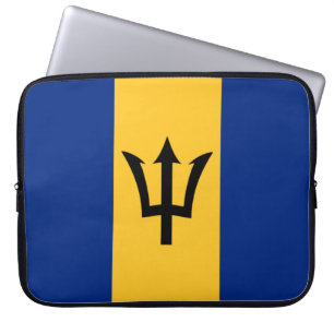 Barbadian Flag (Barbados) (Bajan) Laptop Sleeve