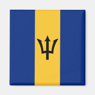 Barbadian Flag (Barbados) (Bajan) Magnet