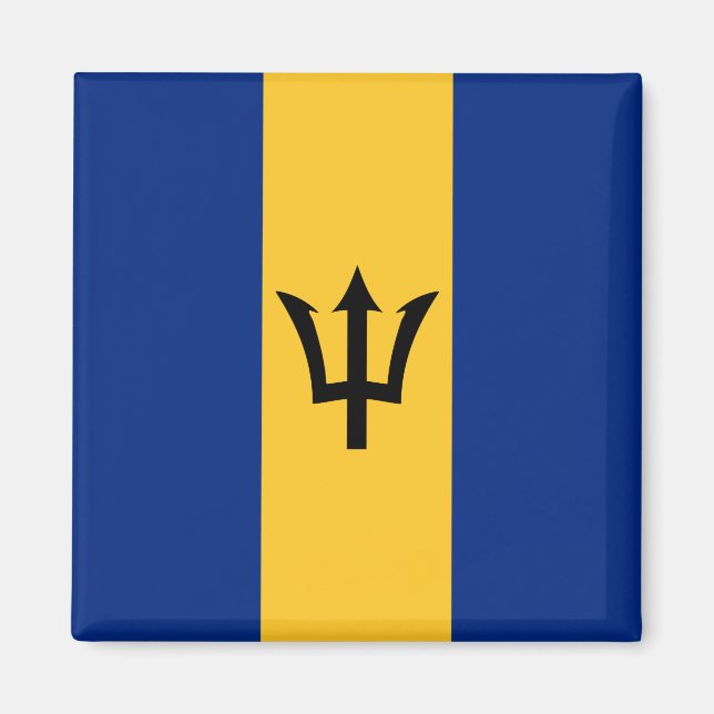 Barbadian Flag (Barbados) (Bajan) Magnet (Front)