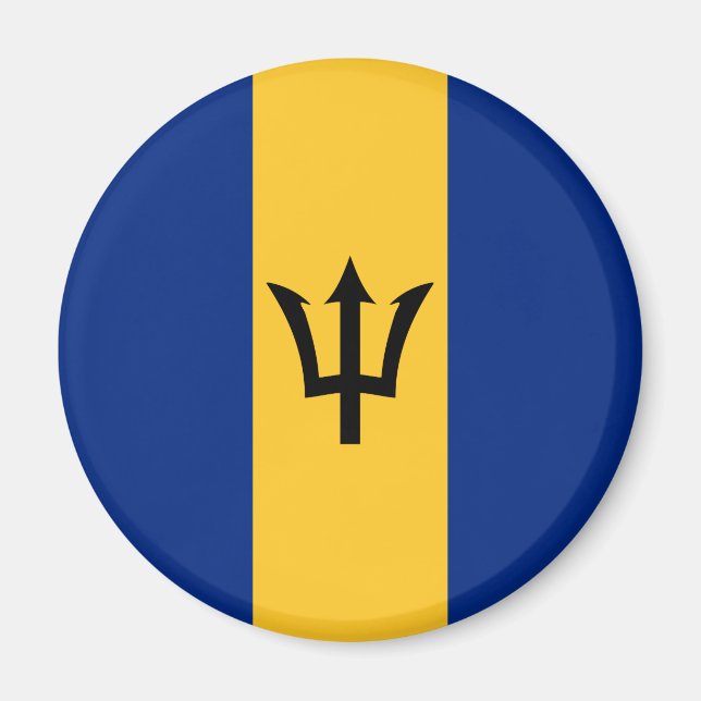 Barbadian Flag (Barbados) (Bajan) Magnet (Front)