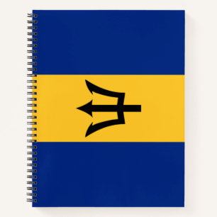 Barbadian Flag (Barbados) (Bajan) Notebook