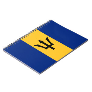 Barbadian Flag (Barbados) (Bajan) Notebook