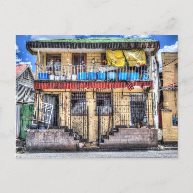 Barbadian Home Postcard (Front)