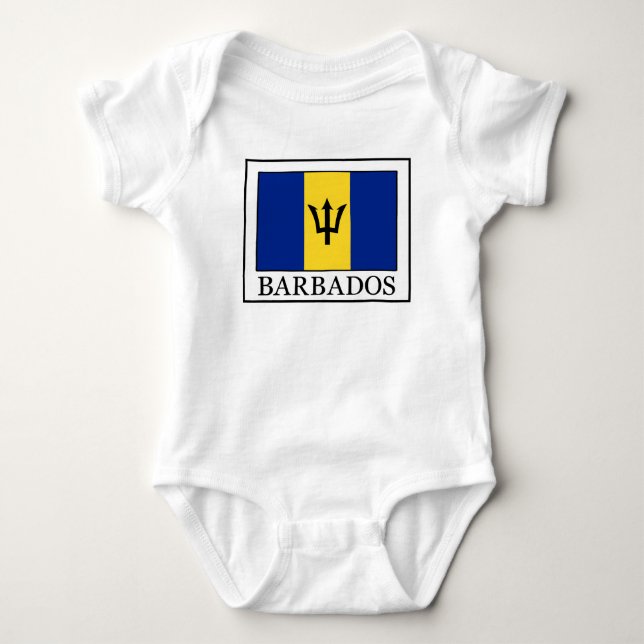 Barbados Baby Bodysuit (Front)