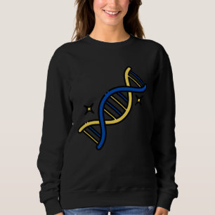 Barbados Bajan Flag DNA Roots Heritage Caribbean Sweatshirt