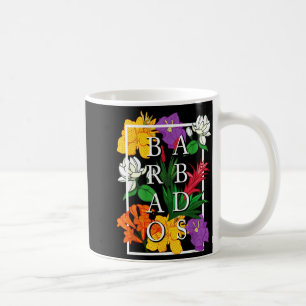 Barbados Bajan Wildflower Pride Floral  Coffee Mug