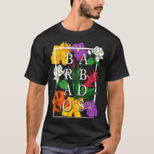 Barbados Bajan Wildflower Pride Floral T-Shirt
