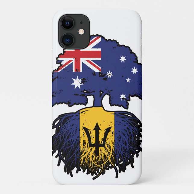Barbados Barbadian Australian Australia Tree Roots Case-Mate iPhone Case (Back)