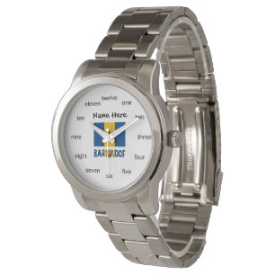 Barbados Barbarian Flag Personalised Name Watch