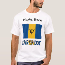 Barbados Barbarian Flag Personalised 