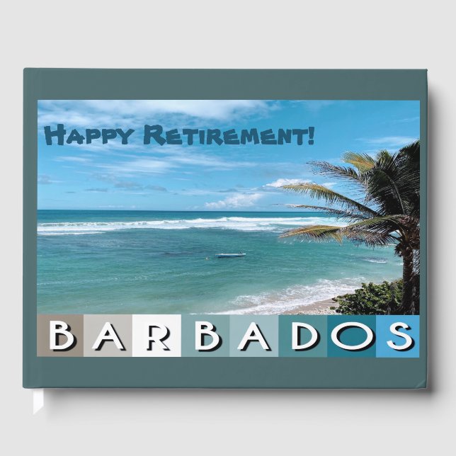 Barbados Beach Guest Book (Front)