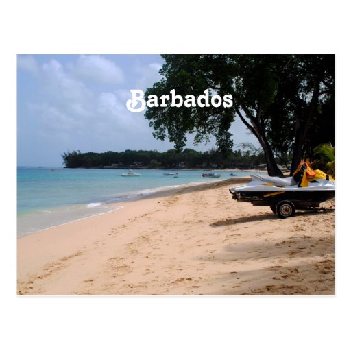 Image of Barbados Beach Postcard