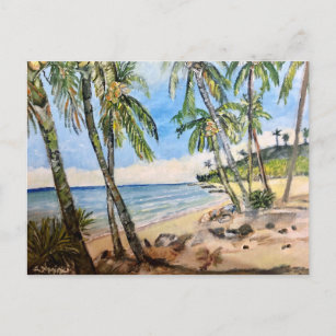 Barbados Beach, Postcard