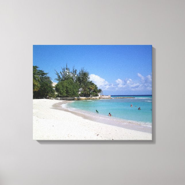 Barbados Beaches Canvas Print (Front)