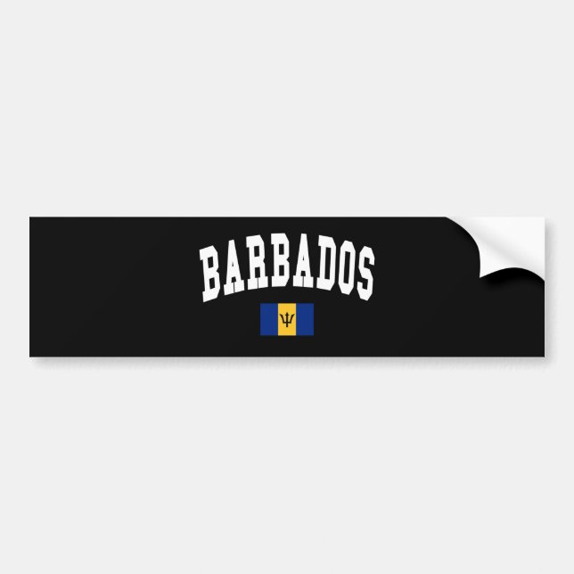 BARBADOS BUMPER STICKER (Front)